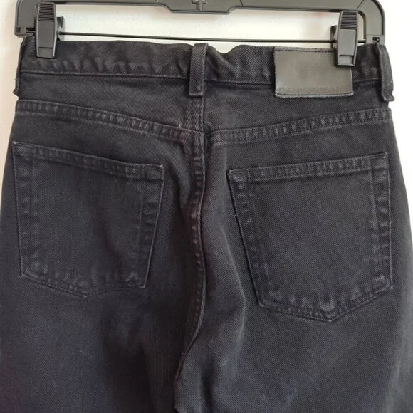 Ladies SZ 6R Vintage DKNY Black High-Rise Tapered Leg Jean - Picture 4 of 5